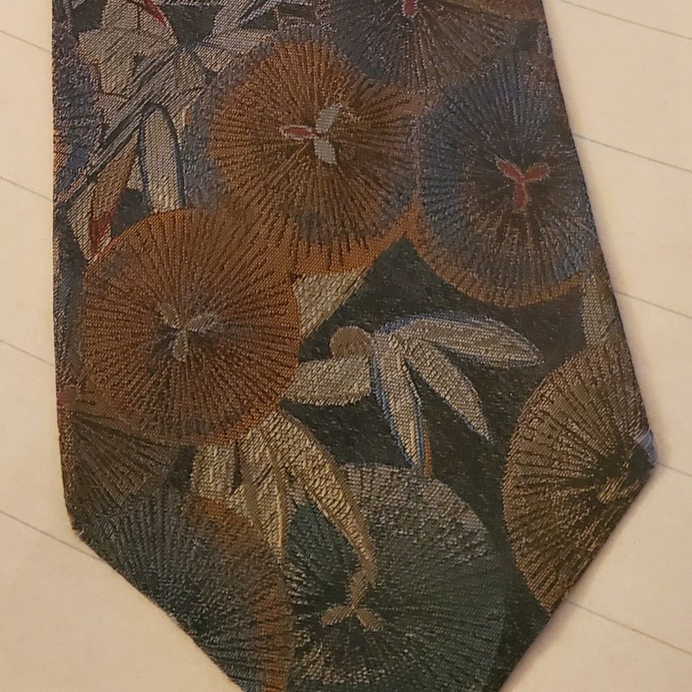 Enzo Bertazzio Silk Men's Neck Tie (Multi-colored)